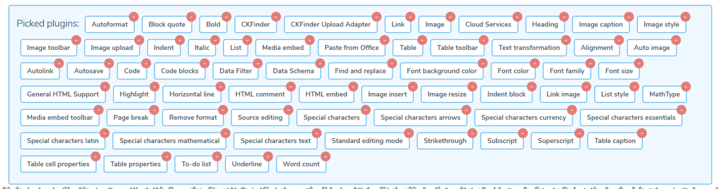 Ckeditor5 插件安装与使用记录 – Hiheng