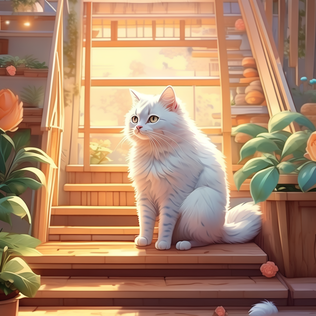 第一版宫崎骏风格猫咪